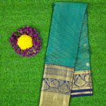 Kanchipuram-Green-Saree-Golden-Jari-Border-1