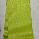 Kanchipuram Green Saree Silver Border Peacock Design