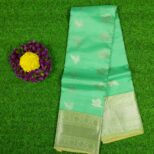 Kanchipuram Green Saree Yellow Border